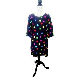 Kate Spade NY 'Belina' Multi-dot Silk Shift Dress